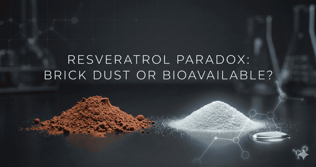 The Resveratrol Paradox: Why You Are Excreting 99% of Your Longevity Supplement